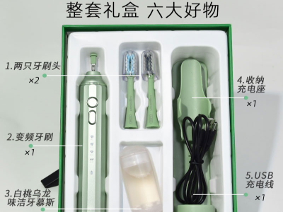 OEM膏刷一體自動擠牙膏電動牙刷廠家