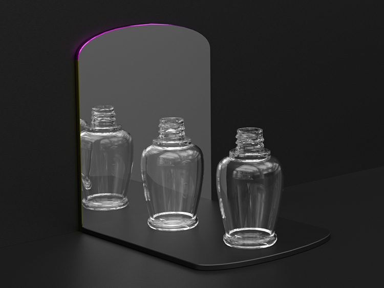 漸變色眼線增長(zhǎng)液空瓶注塑加工