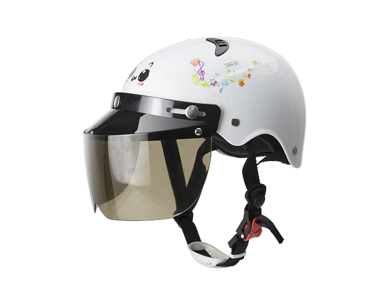 廠家批發(fā)電動(dòng)車兒童頭盔安全帽半盔