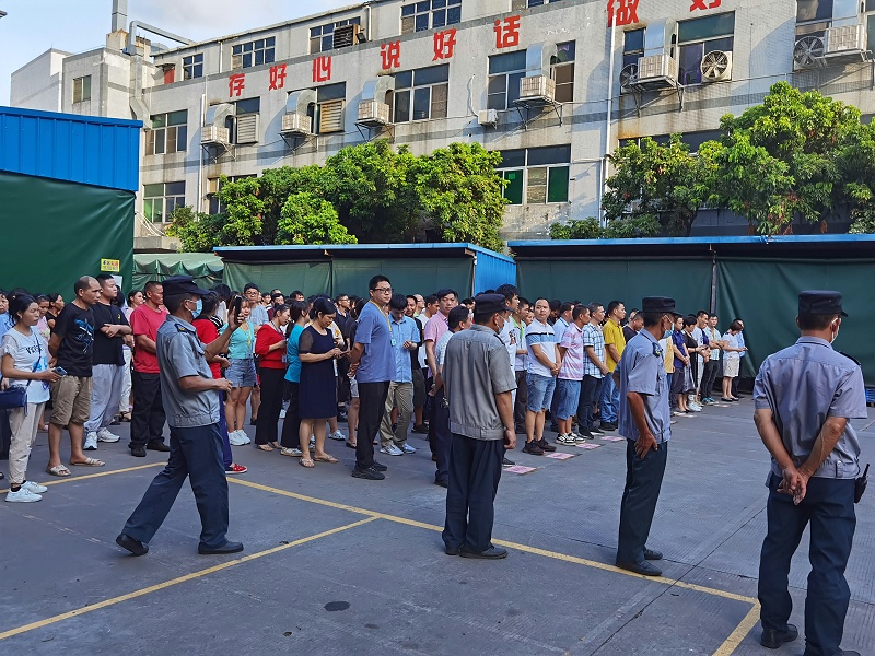 世邦注塑模具廠消防演習(xí)